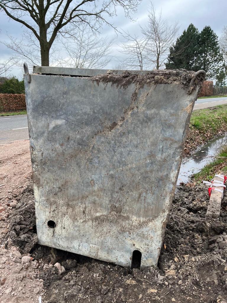 Bouwwaterput/bouwwaterkast staal, Ophalen, Gebruikt, Rvs, Overige typen
