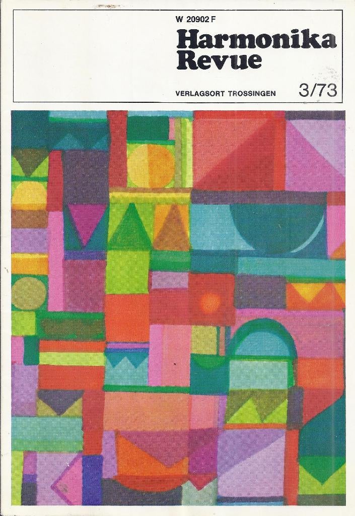 Bo723 tijdschrift harmonika revue nr3 1973, Boeken, Tijdschriften en Kranten, Ophalen of Verzenden, Gelezen