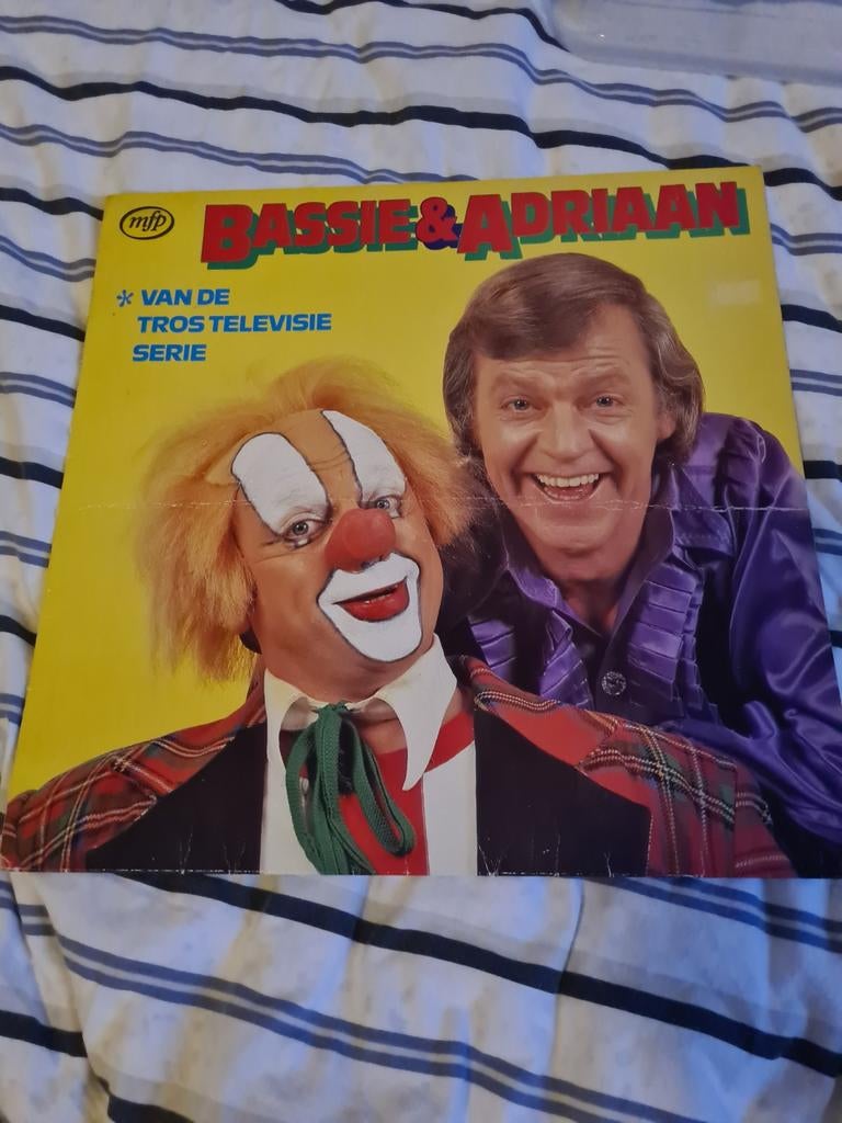 Lp Bassie en Adriaan van de tros televisie serie, Ophalen of Verzenden, Gebruikt, 12 inch