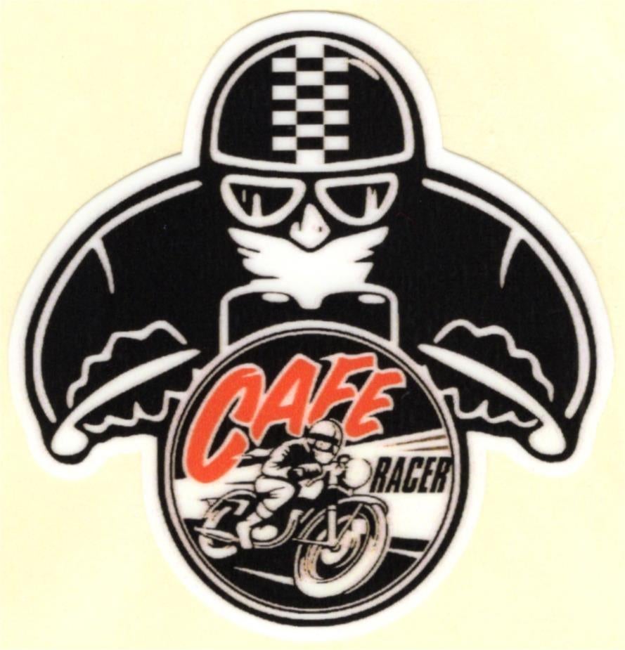 Cafe Racer sticker #14, Ophalen of Verzenden