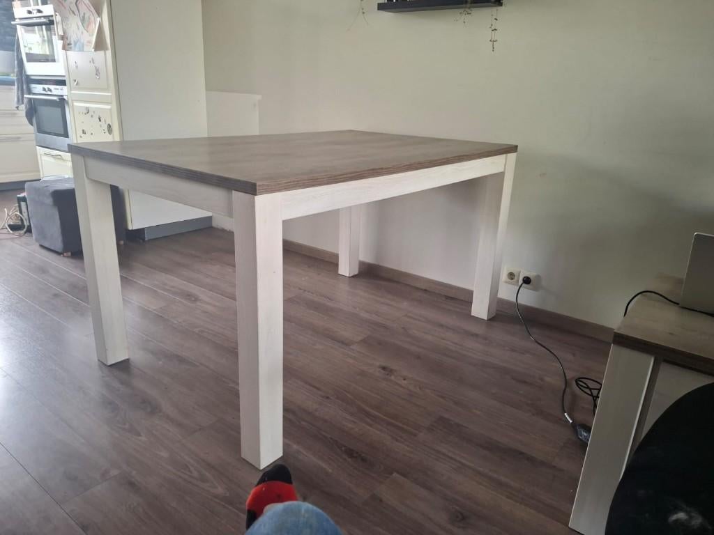 Eettafel + Salontafel + TV Meubel Lynn, Huis en Inrichting, Tafels | Eettafels, Ophalen, Gebruikt, Rechthoekig, 50 tot 100 cm