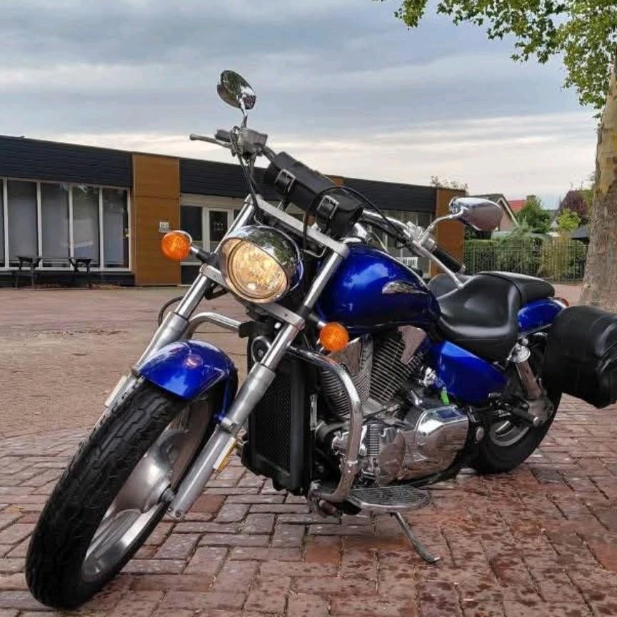 Honda vtx 1300 blauw, Motoren, 2 cilinders, Chopper, Particulier