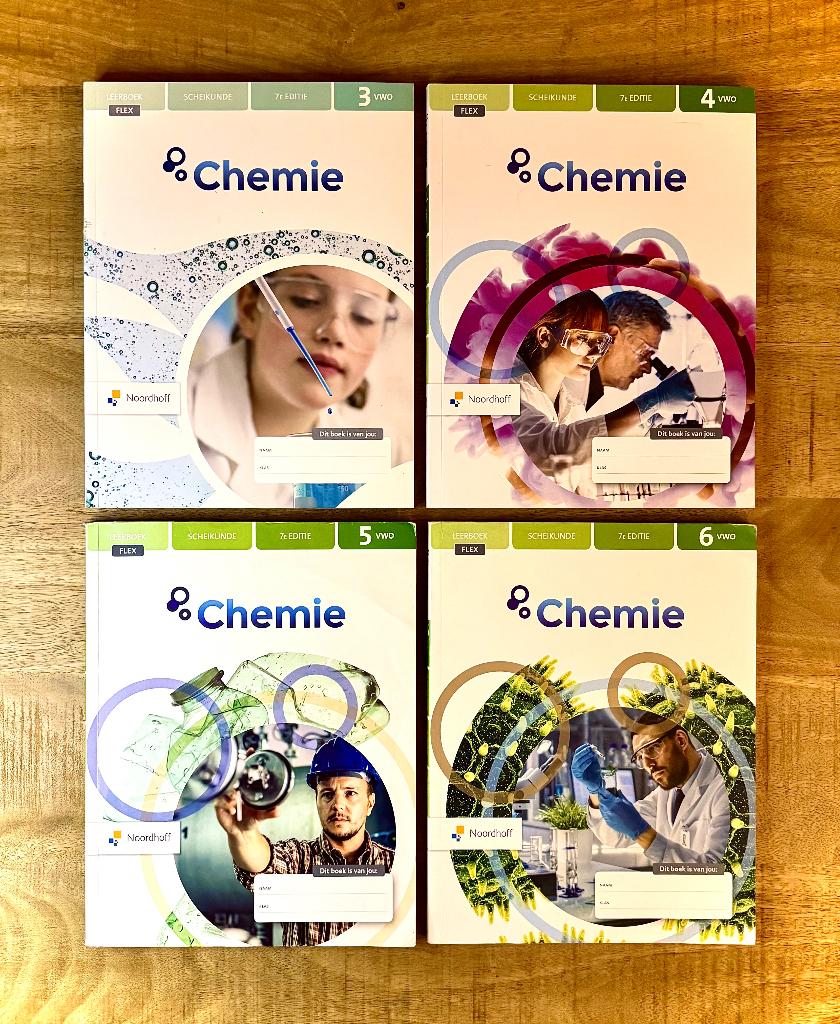 Chemie Scheikunde VWO 3, 4, 5, 6. Leerboeken, 7e editie, VWO, Scheikunde, Ophalen of Verzenden, Zo goed als nieuw