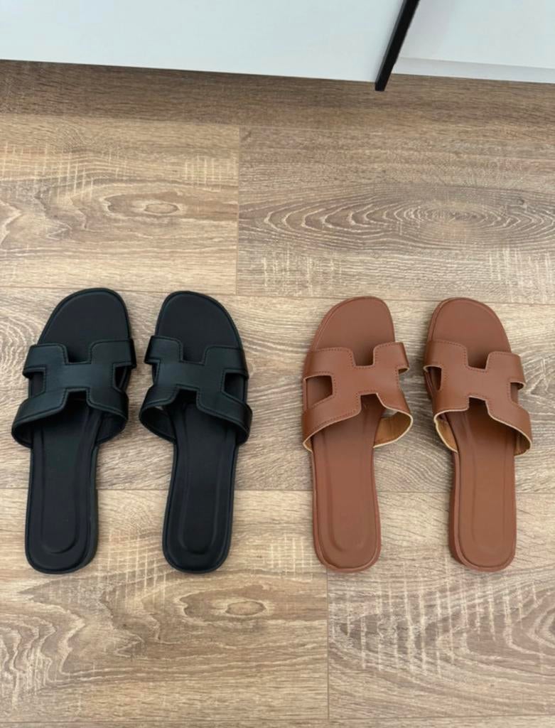 Slippers dames, Slippers, Bruin, Nieuw, Ophalen of Verzenden