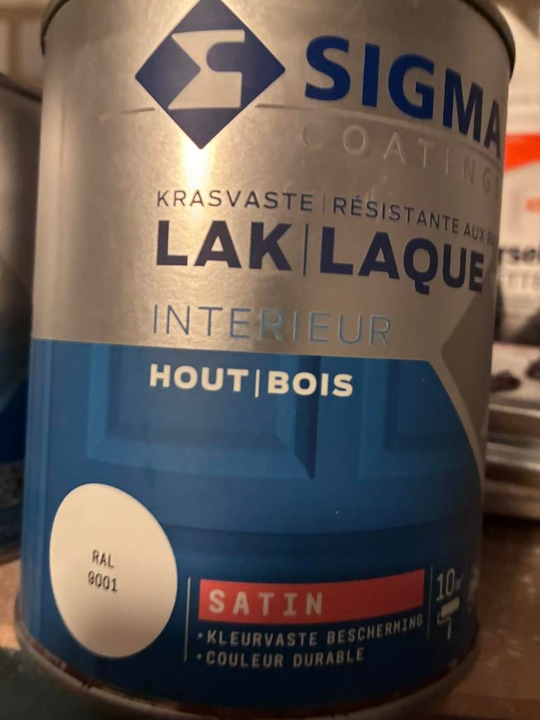 sigma RAL 9001 wit, Ophalen of Verzenden, Zo goed als nieuw, Wit