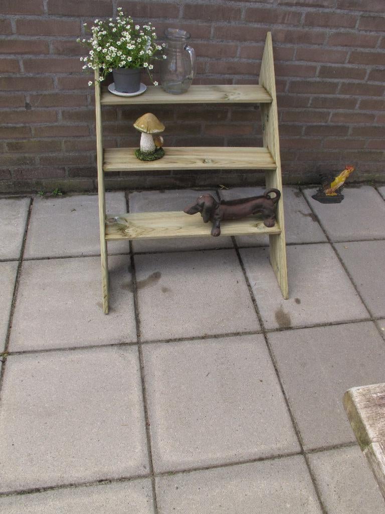 Deco trapje tuin, Tuin en Terras, Tuinwanddecoratie, Ophalen, Nieuw