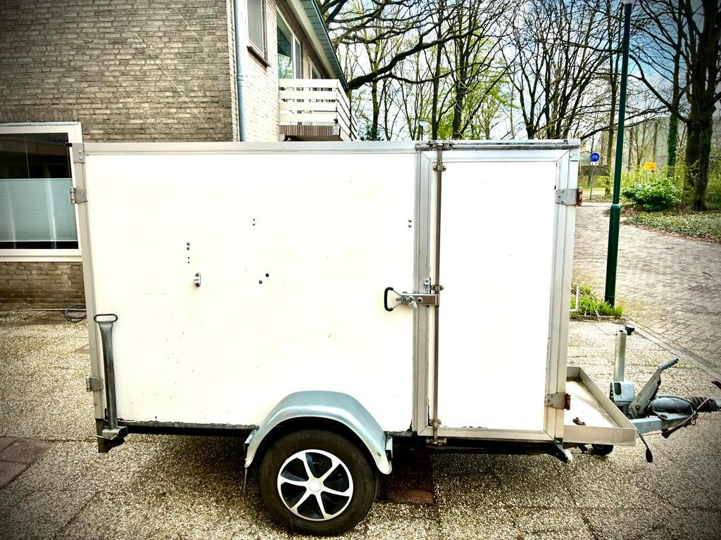 Haper gesloten (kart)aanhangwagen, Ophalen of Verzenden, Gebruikt