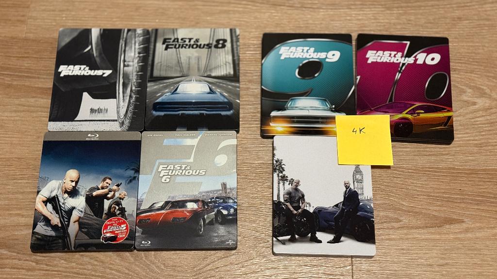 STEELBOOK - Fast and Furious ) (ook loos), Verzenden, Zo goed als nieuw, Actie
