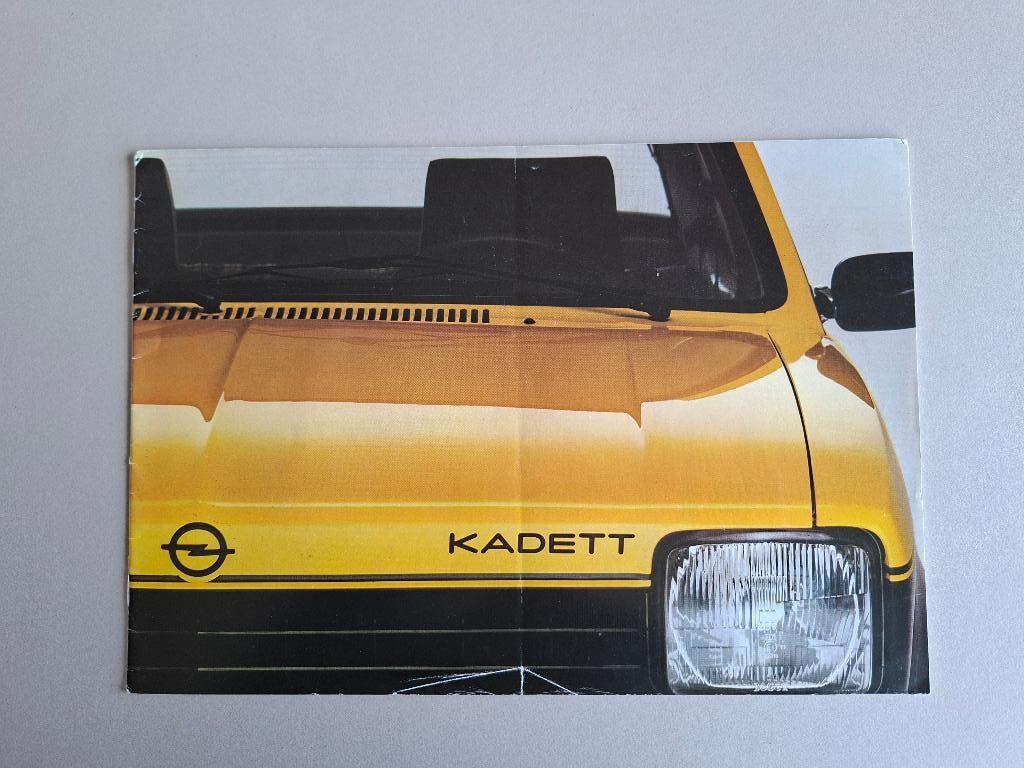 AUTOFOLDER OPEL KADETT januari 1977, Ophalen of Verzenden, Zo goed als nieuw, Opel