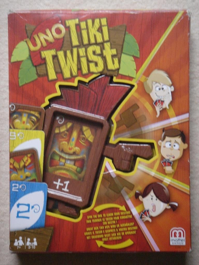LEUK: UNO: Tiki Twist, Vijf spelers of meer, Ophalen, Gebruikt, Mattel Games
