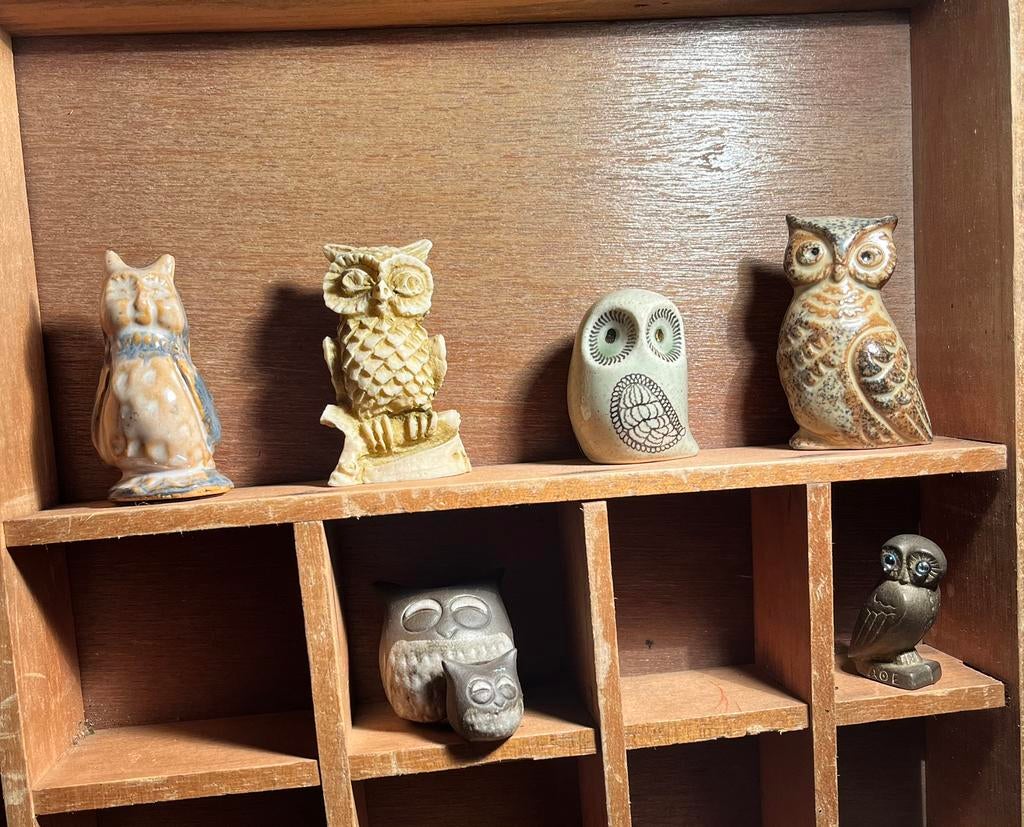 Uilen beeldjes beëindiging verzameling, Antiek en Kunst, Ophalen of Verzenden