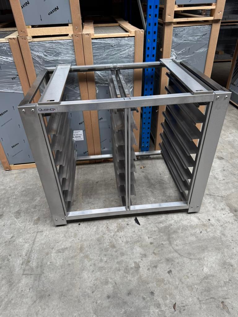 Rvs ovenonderstel, Dieren en Toebehoren, Hondenhokken, Ophalen, Zo goed als nieuw, 110 cm of meer