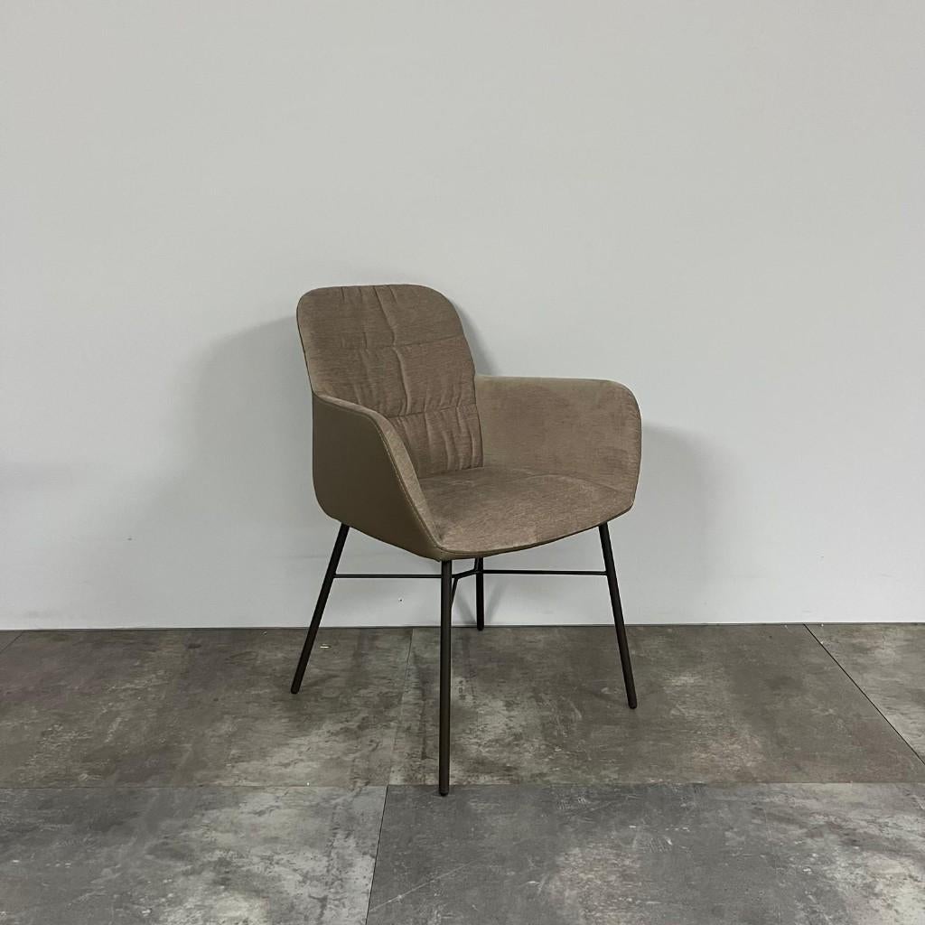 Eetkamerstoel - Bert Plantagie - Nando, Ophalen, Leer, Vier