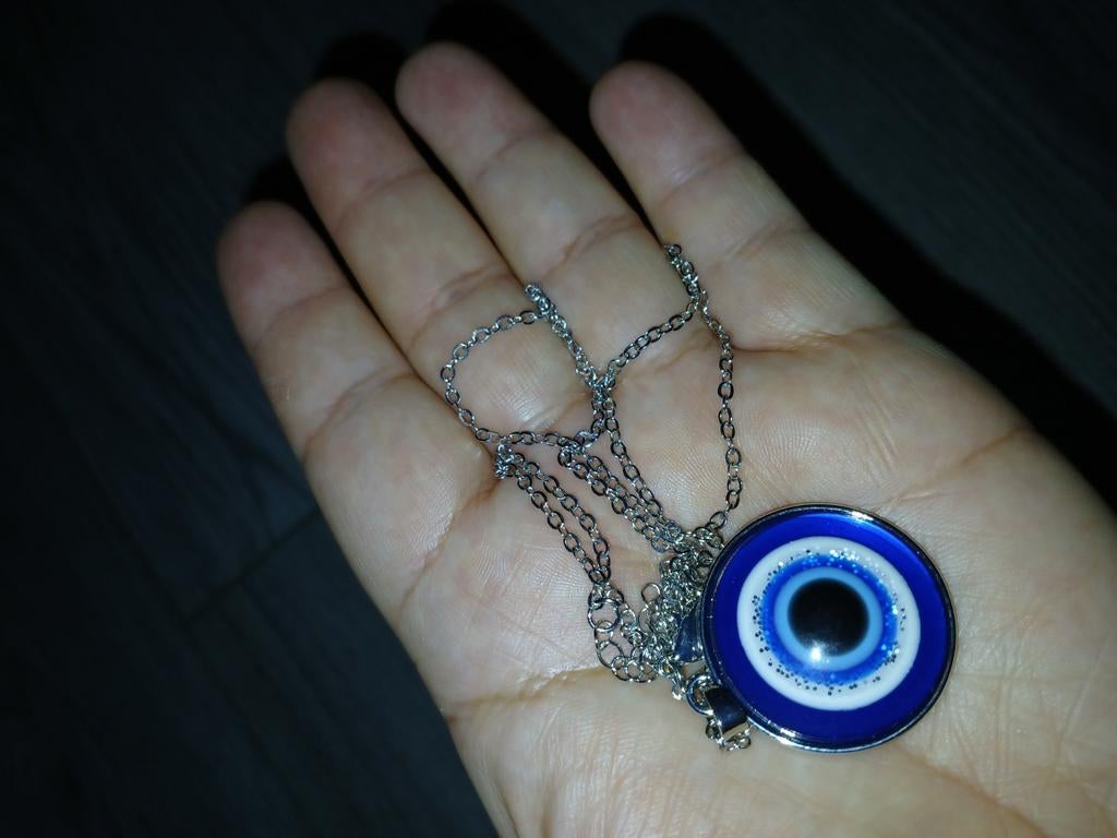 Nieuwe Oog Ketting - Bescherming en Stijl, Sieraden, Tassen en Uiterlijk, Kettingen, Nieuw, Overige materialen, Blauw, Met hanger