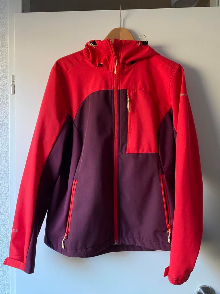 Icepeak outdoor jas dames, Ophalen of Verzenden, Zo goed als nieuw, Rood, Maat 42/44 (L)