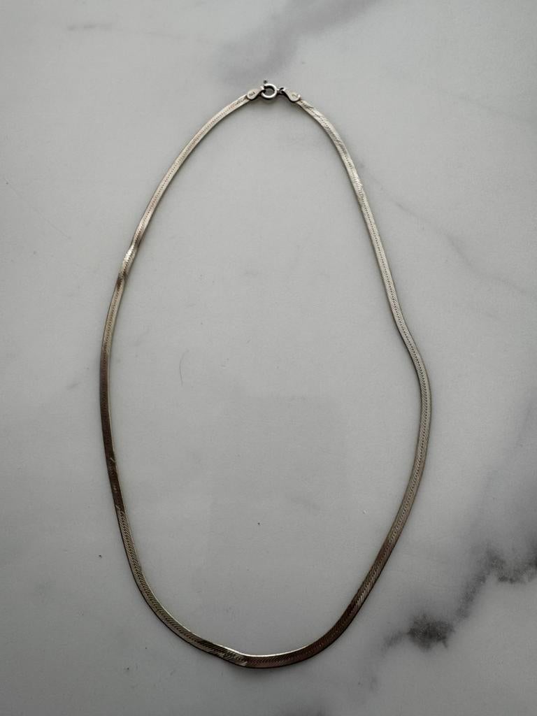 Ketting dames zilveren 925, Sieraden, Tassen en Uiterlijk, Ophalen of Verzenden, Zo goed als nieuw, Zilver