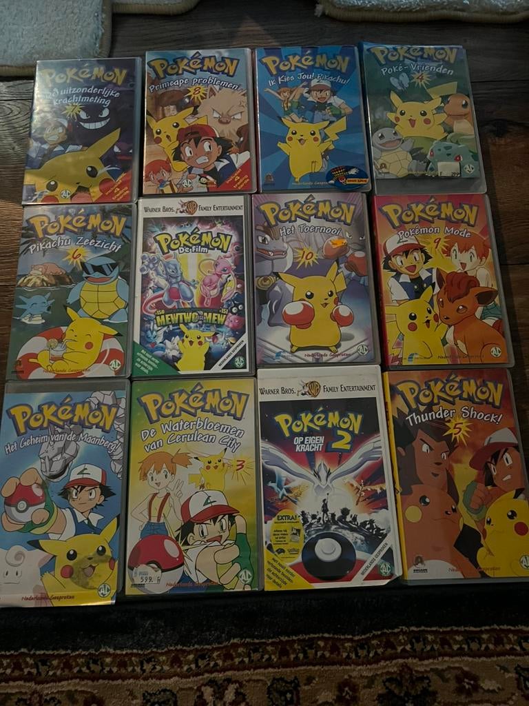 Pokemon vhs video films wahtsap mijn vr 0681305562, Cd's en Dvd's, VHS | Kinderen en Jeugd, Alle leeftijden, Ophalen of Verzenden