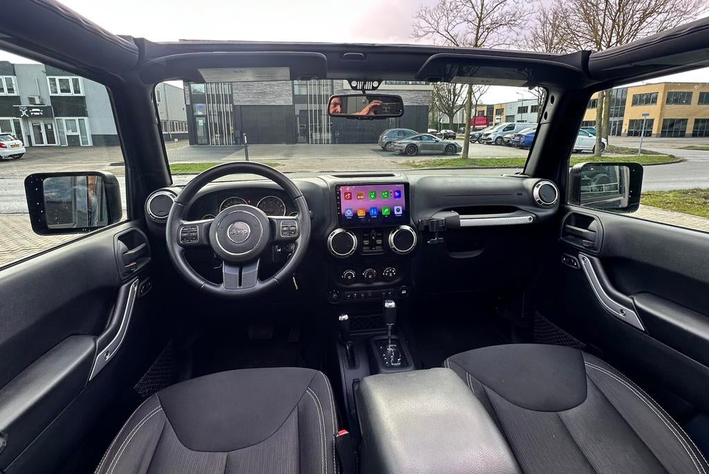 JEEP WRANGLER JK 3.6 V6 284PK SAHARA FINAL EDITION BJ2017, Automaat, Stof, Zwart, Zwart