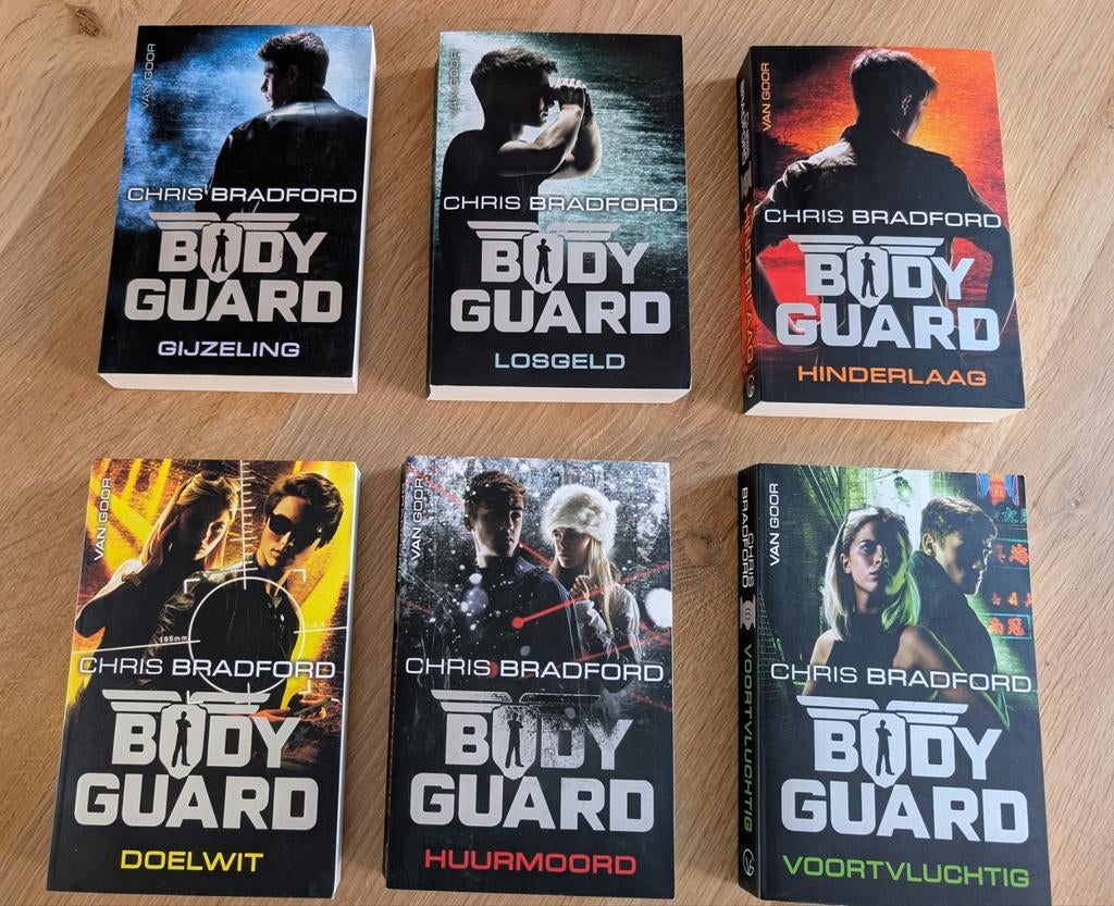 Chris Bradford Bodyguard boekenreeks 6 delen, Ophalen of Verzenden