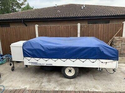 Conway Camberley 350DL vouwwagen, Ophalen, Gebruikt, Tot en met 4