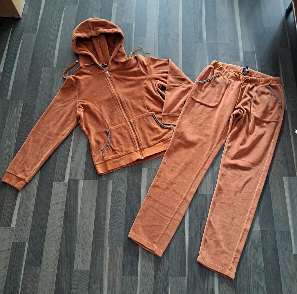 Fijn huispak met capuchon, maat S, Kleding | Dames, Huispakken, Ophalen of Verzenden, Zo goed als nieuw, Maat 36 (S), Overige kleuren