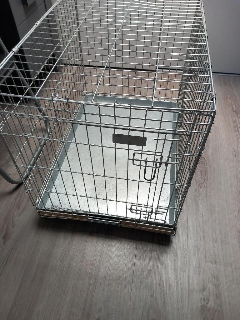 Honden bench (metaal), Dieren en Toebehoren, Hondenbenches, Ophalen, Gebruikt