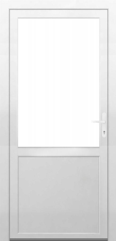 Kunststof Deur- 2/3 glas (Klink Rechts), Niet ingevuld, Kunststof, Deurkozijn, Niet ingevuld