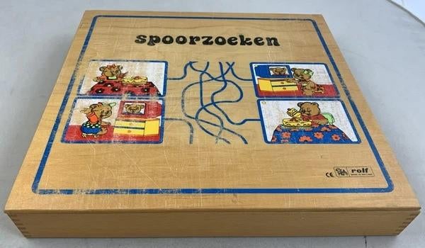 Spoorzoeken Rolf Educatief Leerspel Kleuterschool, Coolsingel 104, 3011 AG Rotterdam, Netherlands, Verzenden, Zo goed als nieuw