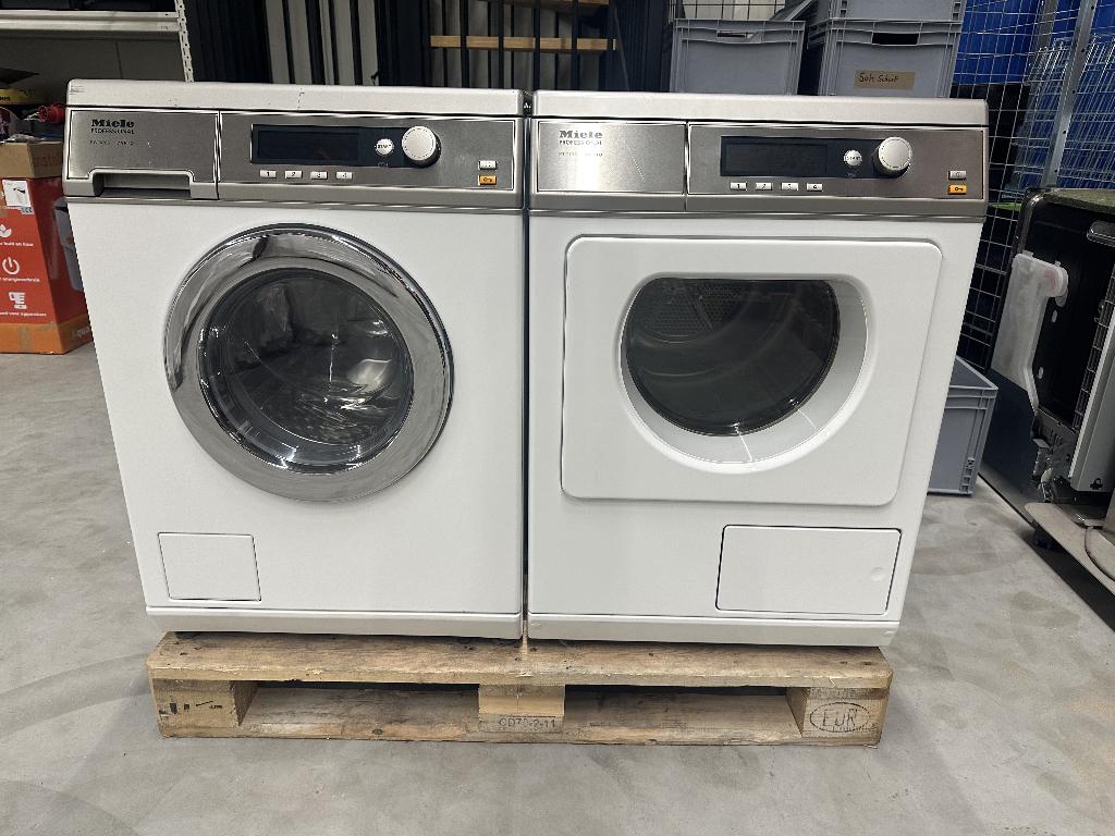 Miele Professional PT7136 luchtafvoer droger, Ophalen, 6 tot 8 kg, Gebruikt, Luchtafvoer