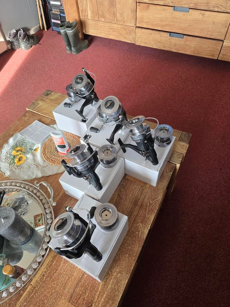 5 keer lft optimus 6000fd karper of feeder molens, Watersport en Boten, Ophalen, Molen