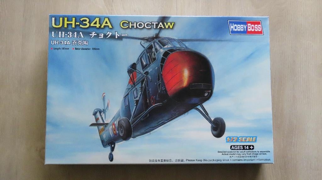 UH-34A Choctaw BE decals  HobbyBoss 1/72, Overige merken, 1:72 tot 1:144, Helikopter, Nieuw