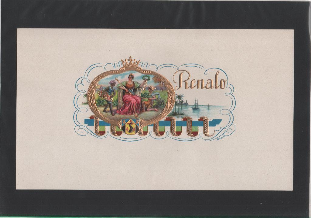 Sigarenband 7 Etiket Renalo, Verzenden, Zo goed als nieuw, Sigarenbandjes