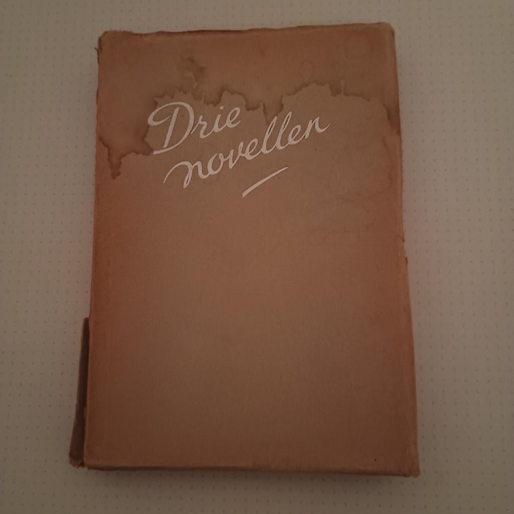 Boekenweek geschenk 1938. Titel: Drie Novellen, Boeken, Boekenweekgeschenken, Ophalen of Verzenden, Gelezen