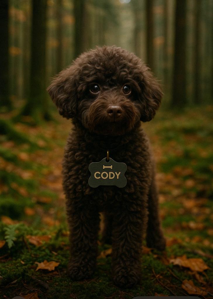 Toypoedel dekreu echte donkere choco cody met fci stamboom, Particulier, Reu, 1 tot 2 jaar, Buitenland