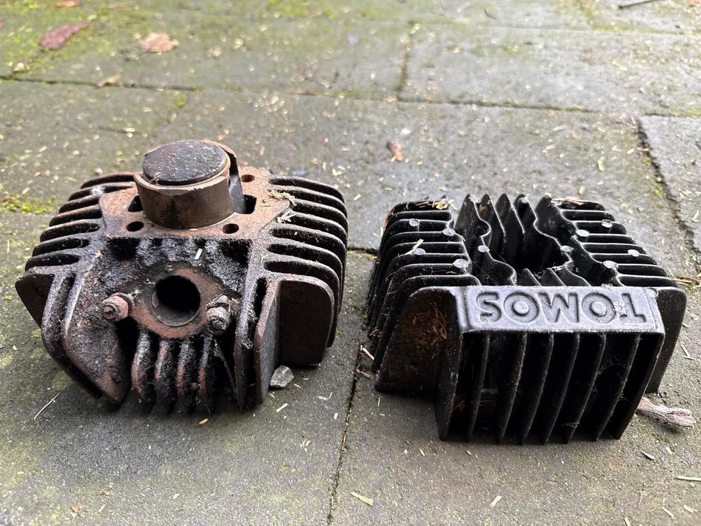 Tomos Cilinderkop Set - Compleet, Ophalen of Verzenden, Gebruikt, Cilinder, Tomos