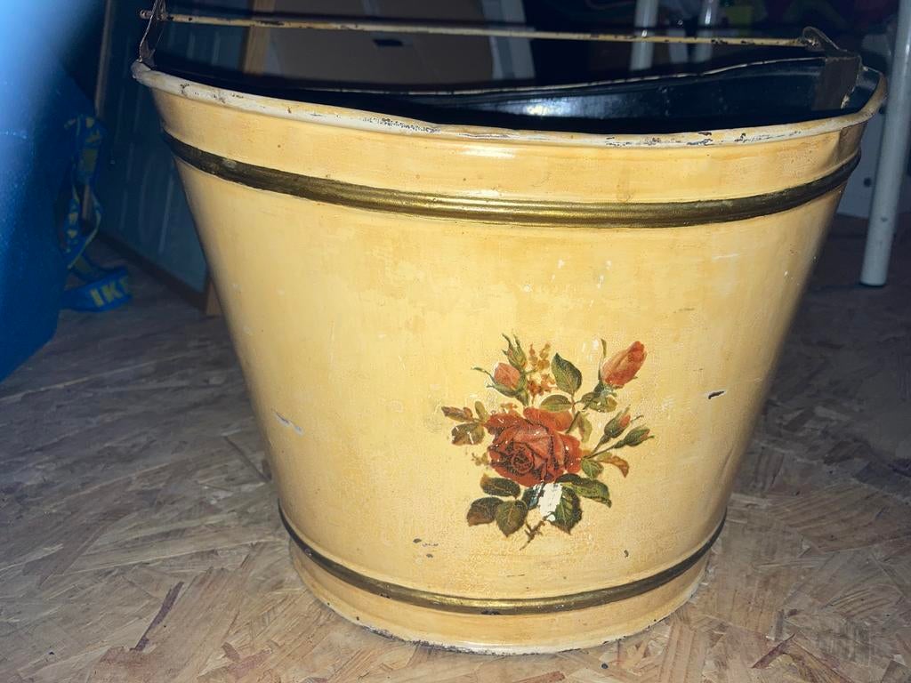 Hindelooper emmer, 25 tot 40 cm, Gebruikt, Ophalen of Verzenden, Minder dan 40 cm