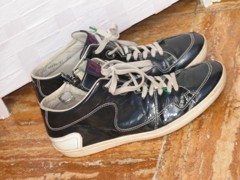FLORIS VAN BOMMEL sneakers.Mt 43,5(9,5) topstaat, Tweedehands, Blauw, Floris van bommel, Tweedehands