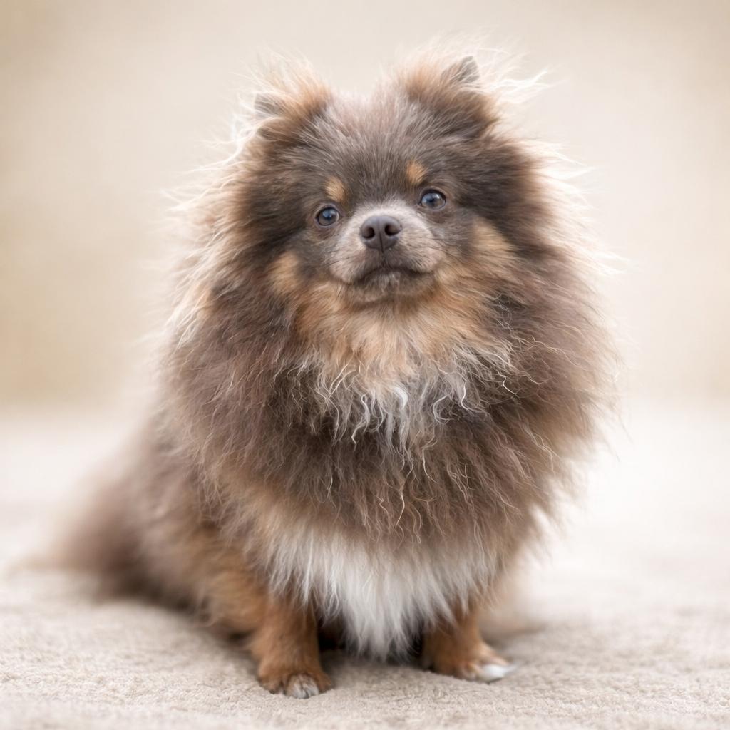 Getest klein ervaren lilac pomeriaan dekreutje, Reu, 1 tot 2 jaar, Parvo, Eén hond