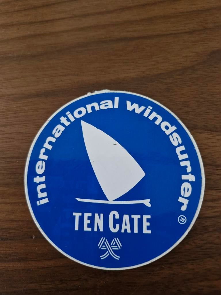 4911 Sticker Ten Cate International Windsurfer Plank, Ophalen of Verzenden, Gebruikt
