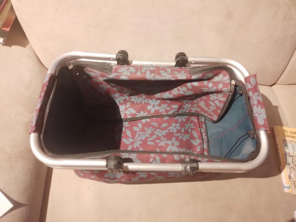 Draagmand met rits, Ophalen of Verzenden, Zo goed als nieuw