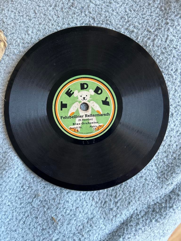 Teddy Schellak Fehrbelliner Reitermarsch - jaren '30, Cd's en Dvd's, Vinyl | Overige Vinyl, Ophalen of Verzenden, Gebruikt, 10 inch