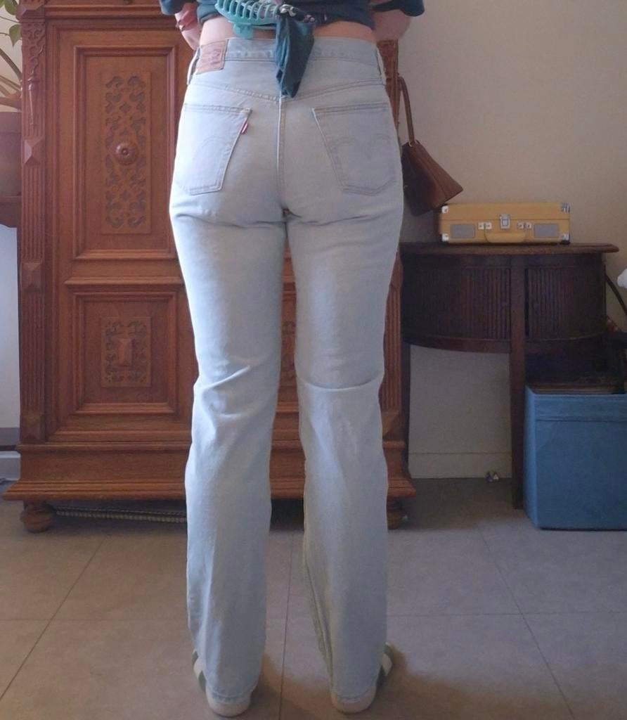 Levi's 501 W29 L32, Ophalen of Verzenden, Zo goed als nieuw, Blauw, Lang