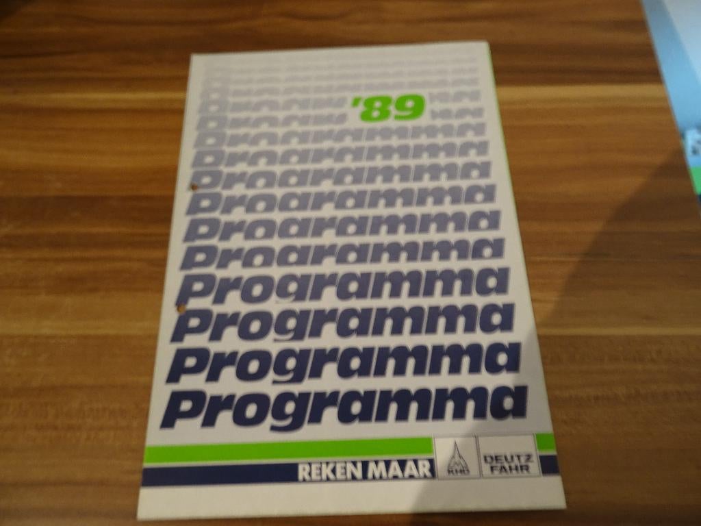 Deutz fahr programma 89 folder, Verzenden, Zo goed als nieuw, Folder