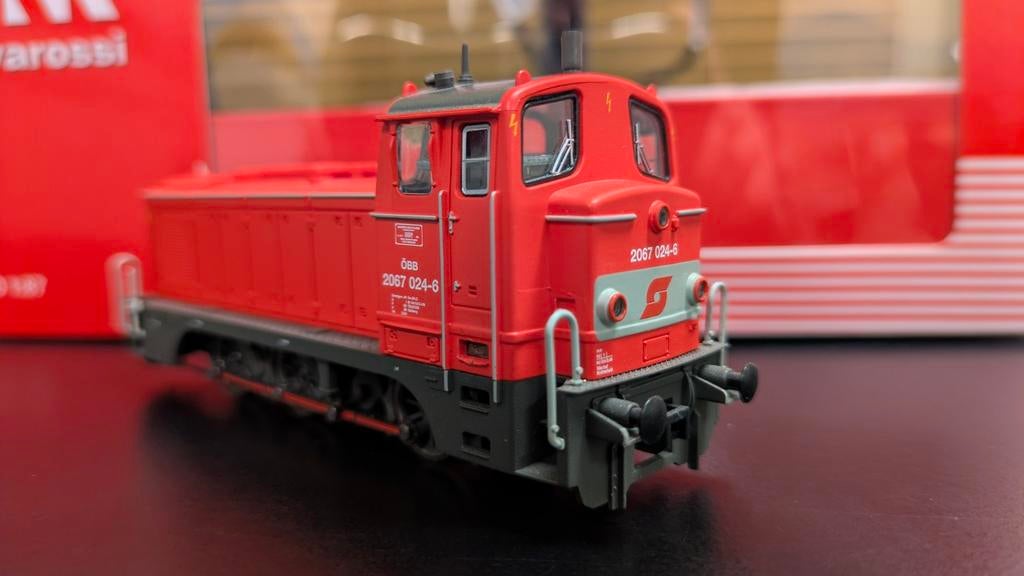 Rivarossi HR2297 OBB 2067 Dieselloc, Overige merken, Ophalen of Verzenden, Zo goed als nieuw, Analoog