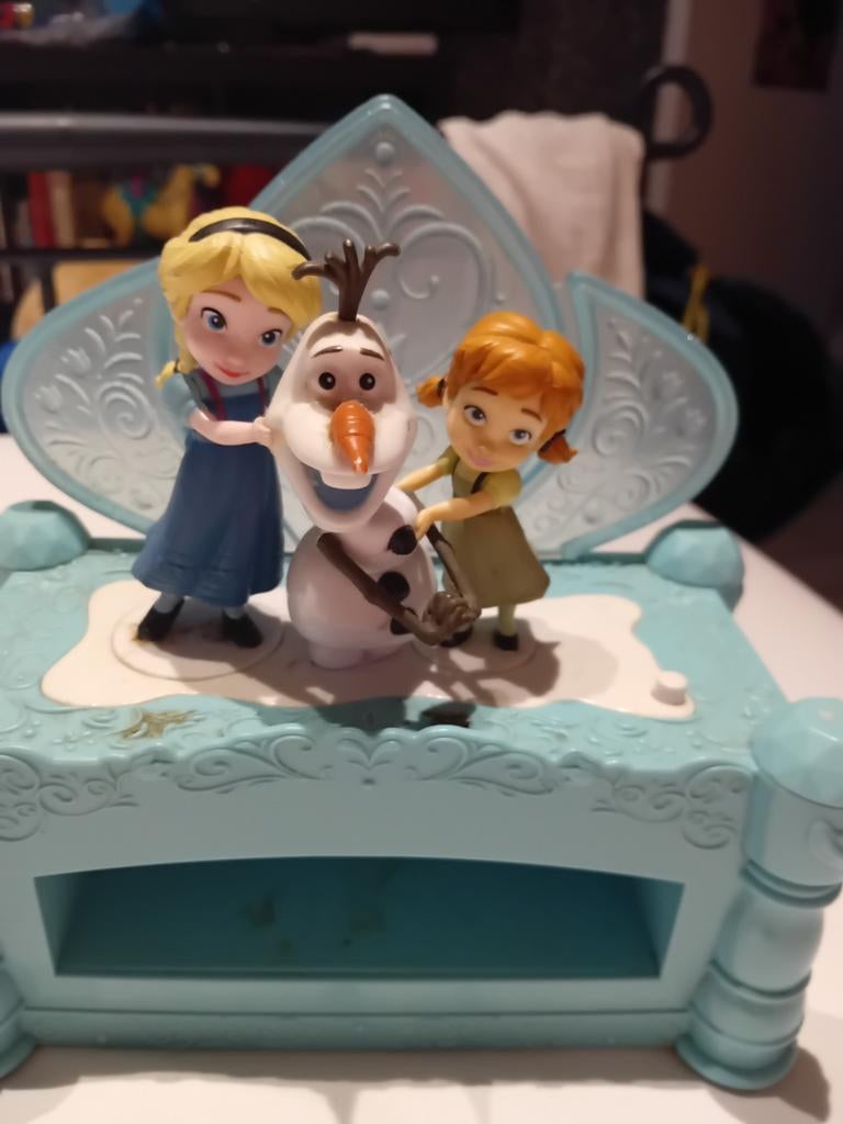 Leuk Frozen muziekdoosje, Kinderen en Baby's, Speelgoed | Houten speelgoed, Ophalen of Verzenden, Gebruikt, Overige typen