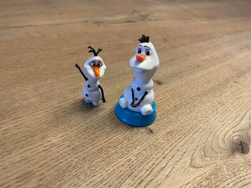 Olaf Frozen Figuren Set, Ophalen of Verzenden, Zo goed als nieuw