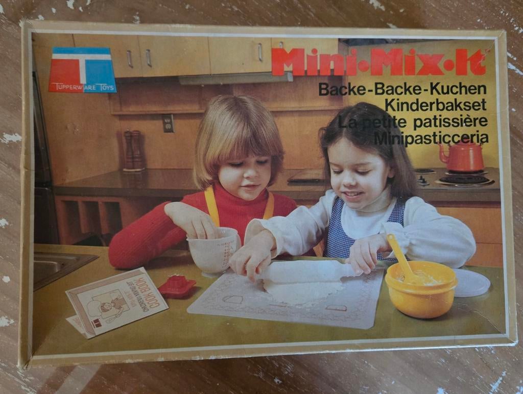 Vintage Tupperware Kinderbakset, Ophalen of Verzenden, Gebruikt