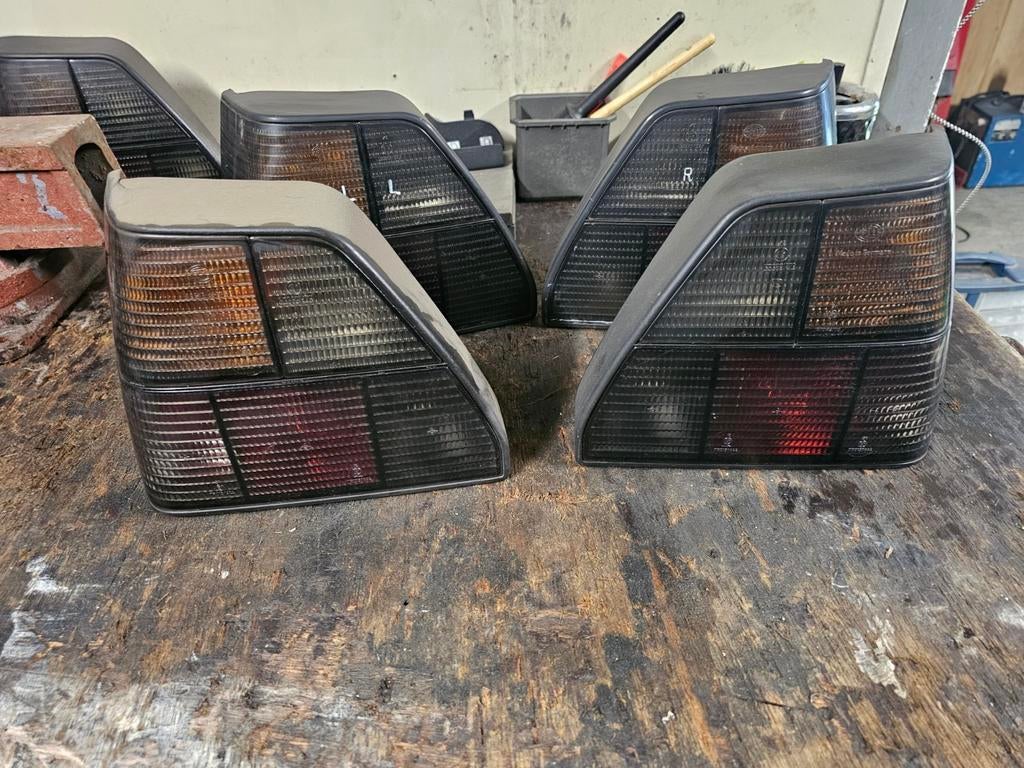 Achterlichten vw golf 2 zwart oem hella, Auto-onderdelen, Verlichting, Ophalen of Verzenden, Gebruikt, Volkswagen
