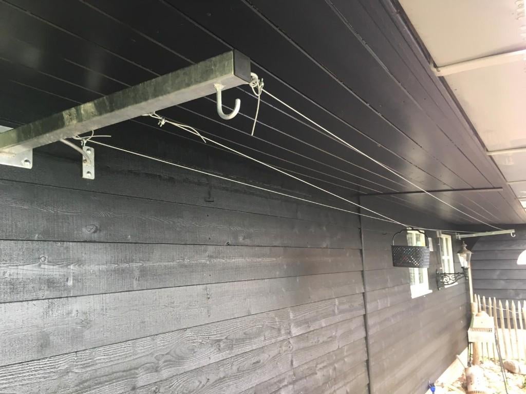 Duurzame ijzersterke waslijnmuurbeugels voor binnen / buiten, Ophalen of Verzenden, Nieuw