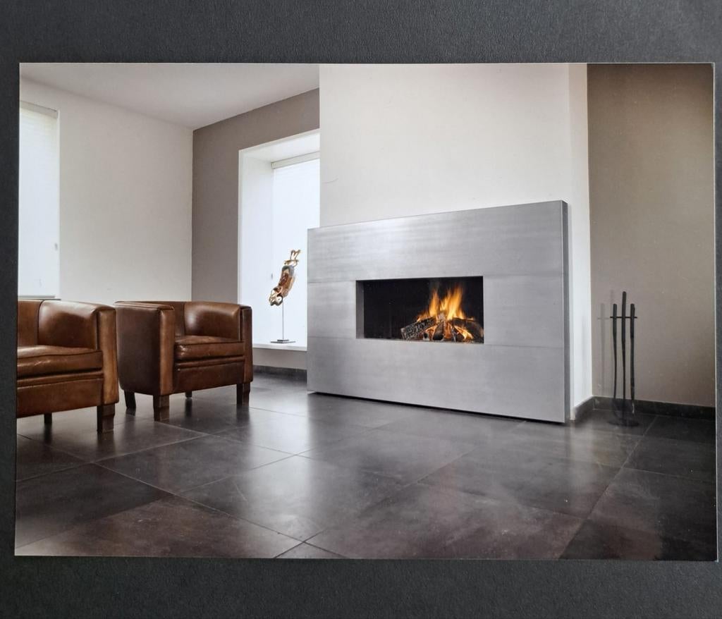 Boley Design Openhaard - Stijlvol en Modern, Ophalen, Gebruikt, Vrijstaande haard, Houthaard